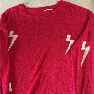 Lightening bolt sweater